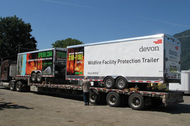 Sprinkler Structure Protection Trailer